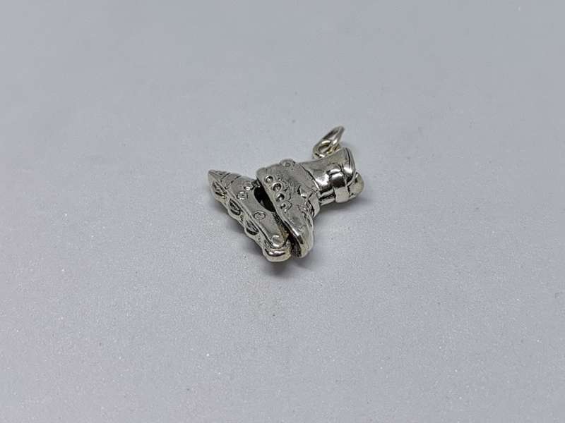 Silver Roller-skate Charm