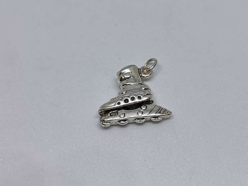 Silver Roller-skate Charm