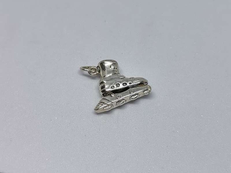 Silver Roller-skate Charm