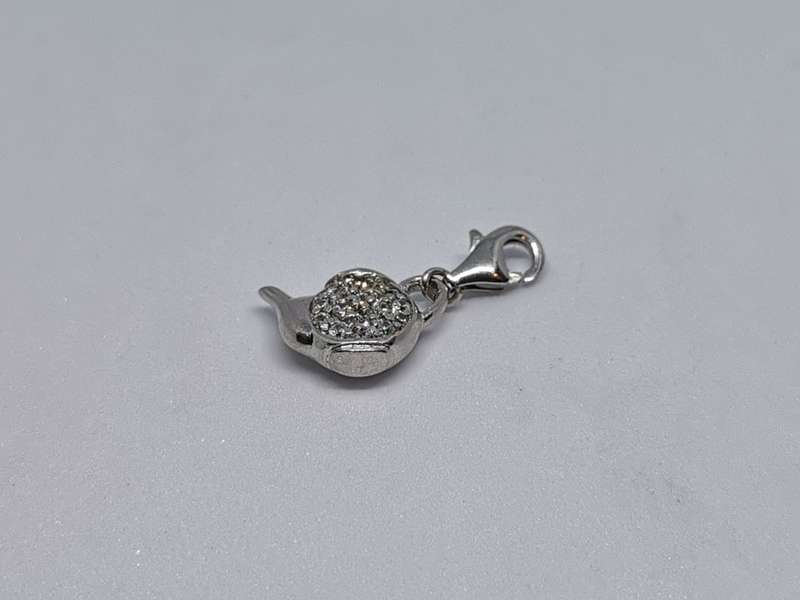 Silver Teapot Charm