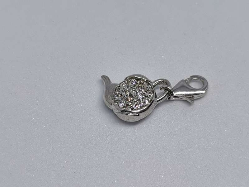 Silver Teapot Charm