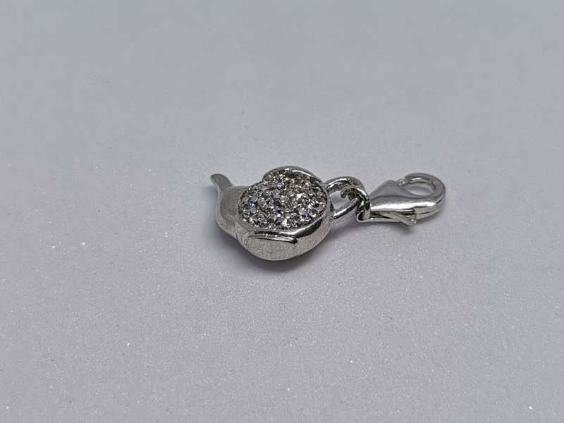 Silver Teapot Charm