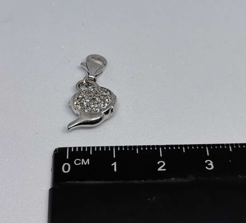 Silver Teapot Charm