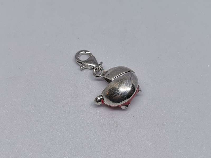 Silver Baby Carriage Charm