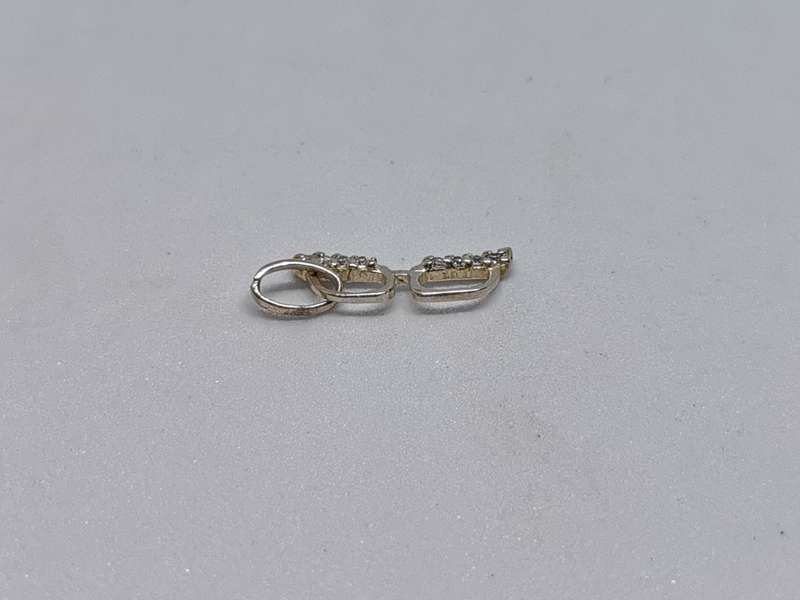 Silver Glasses Charm