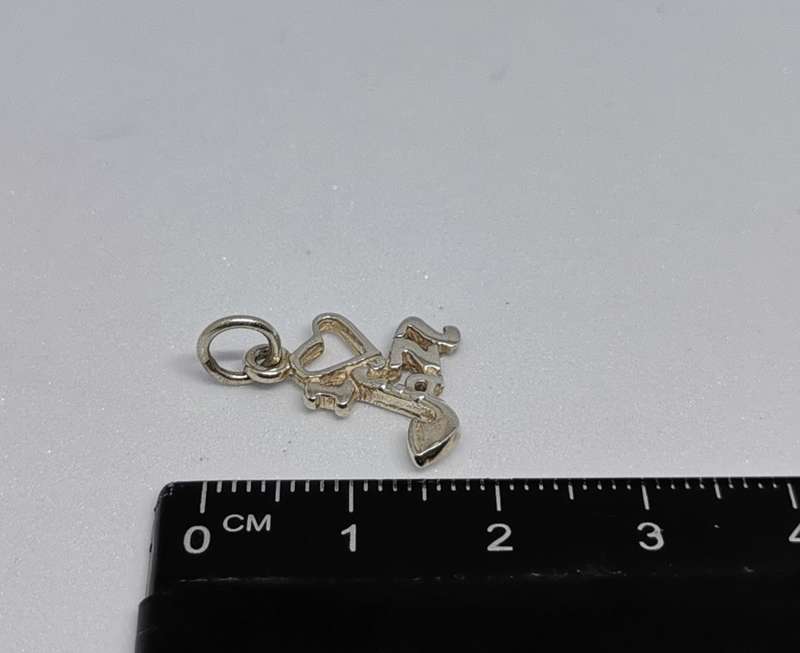 Silver Jazz Charm