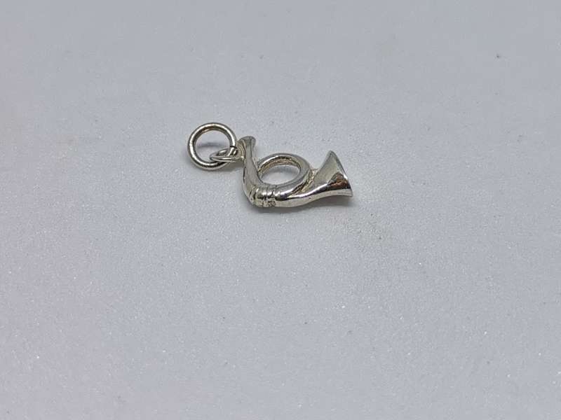 Silver Trumpet Charm
