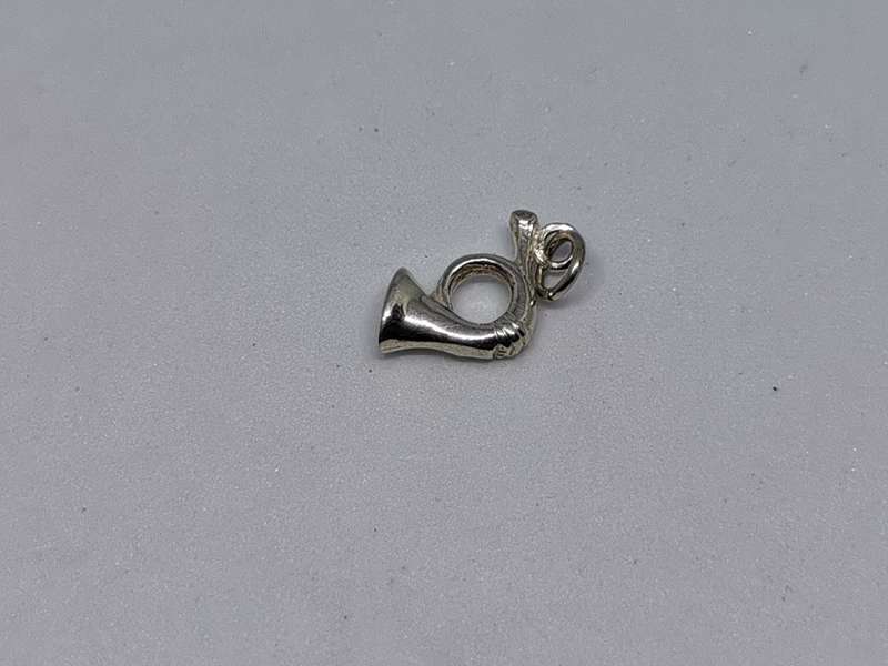 Silver Trumpet Charm