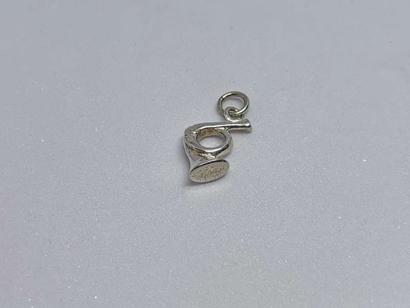 Silver Trumpet Charm