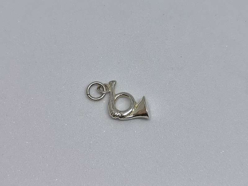 Silver Trumpet Charm
