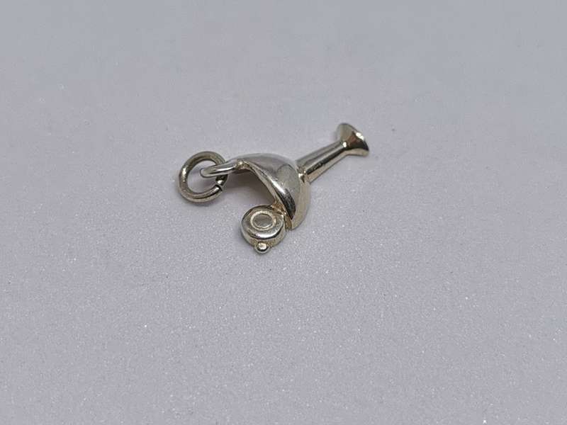 Silver Cocktail Charm