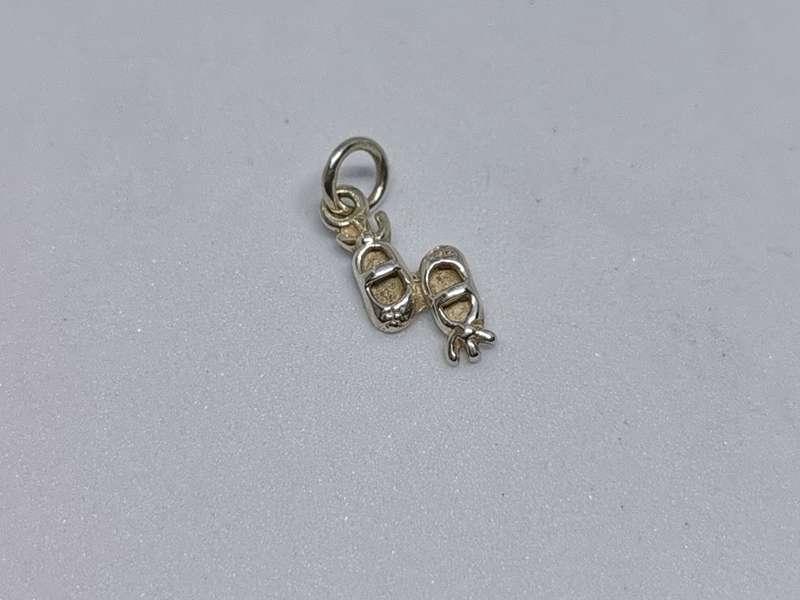 Silver Ballet Shoes Charm