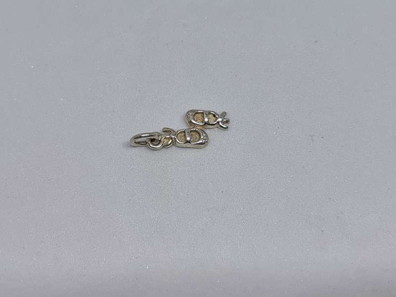 Silver Ballet Shoes Charm