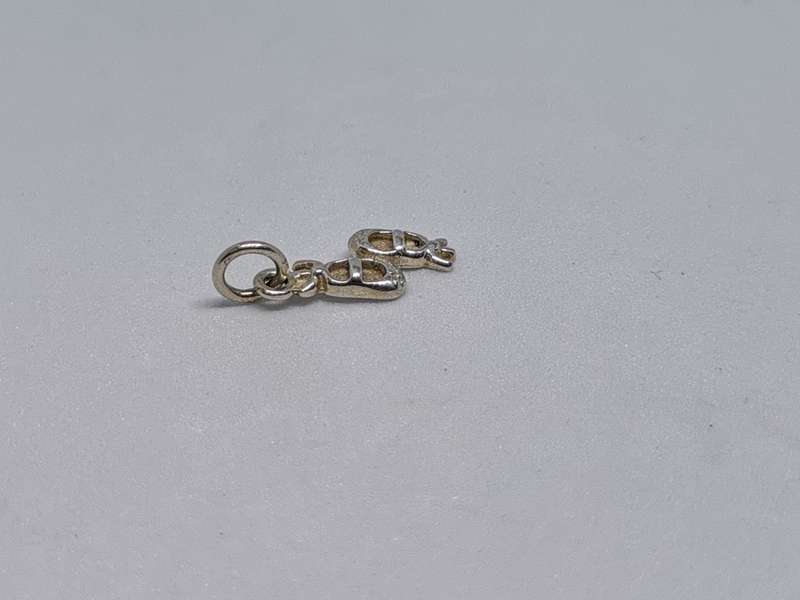Silver Ballet Shoes Charm