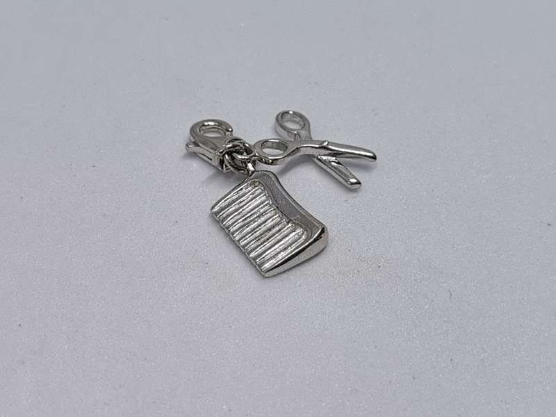 Silver Hairdresser Charm