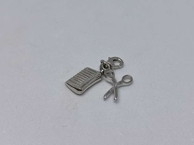 Silver Hairdresser Charm