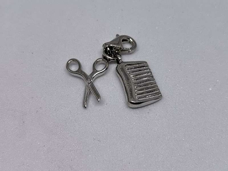 Silver Hairdresser Charm