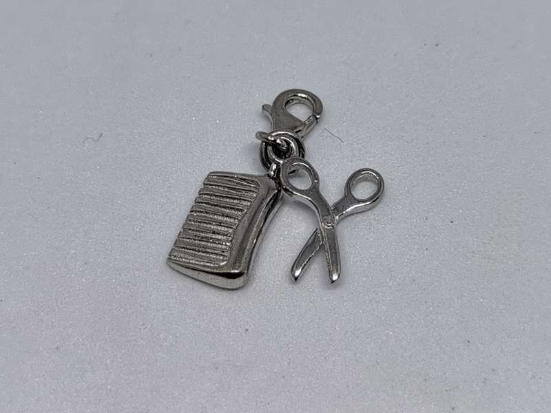 Silver Hairdresser Charm