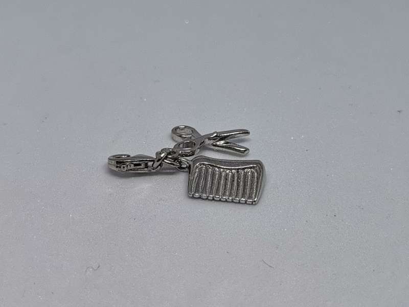 Silver Hairdresser Charm