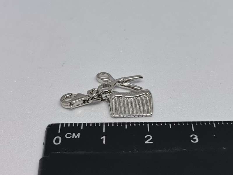 Silver Hairdresser Charm