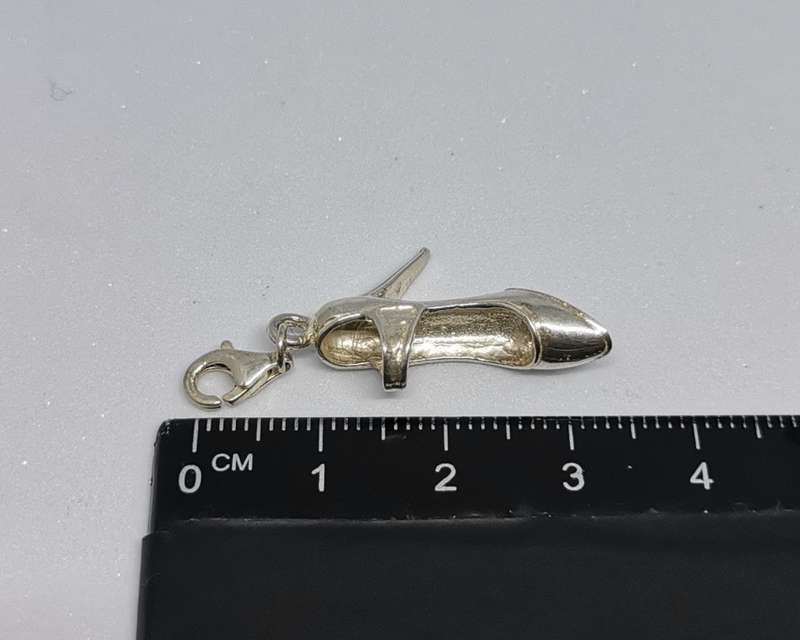 Silver Shoe Charm
