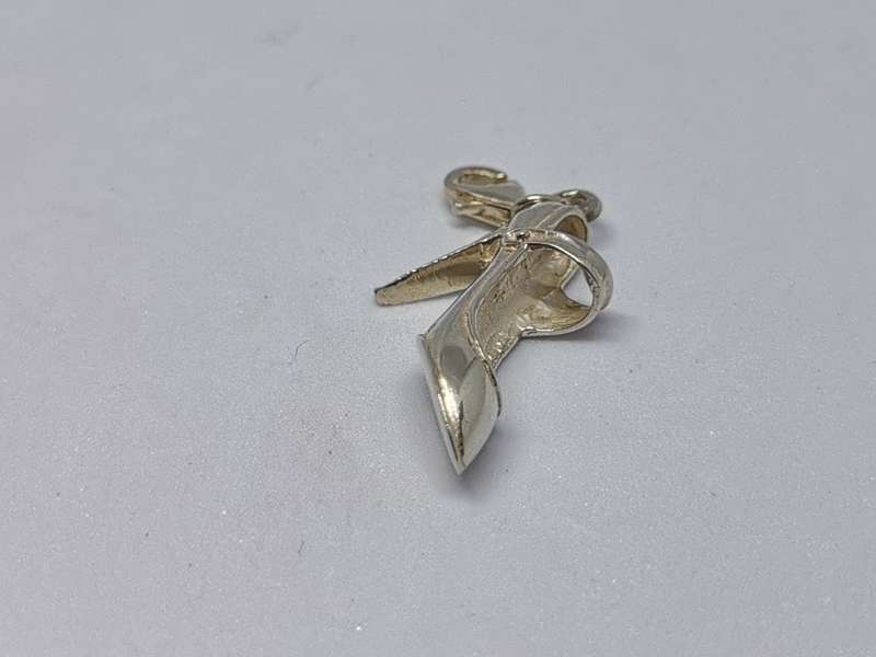 Silver Shoe Charm