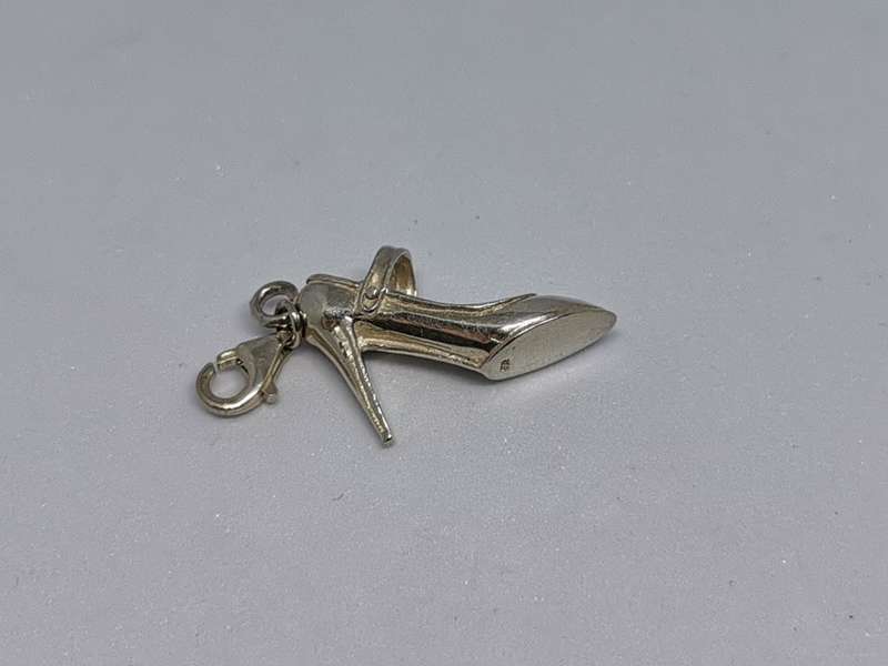 Silver Shoe Charm