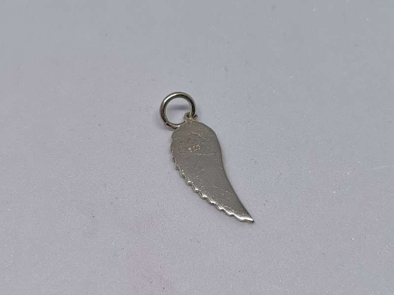 Silver Angel Wing Charm