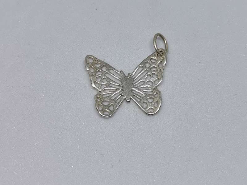 Silver Butterfly Charm