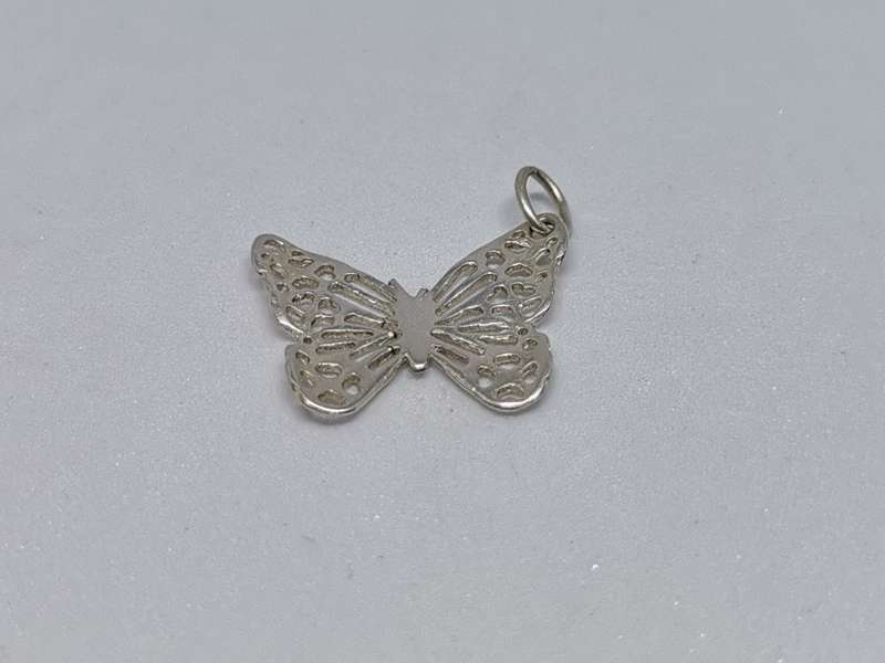 Silver Butterfly Charm