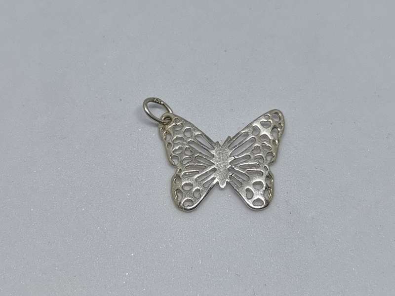 Silver Butterfly Charm