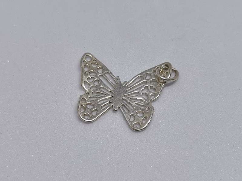 Silver Butterfly Charm