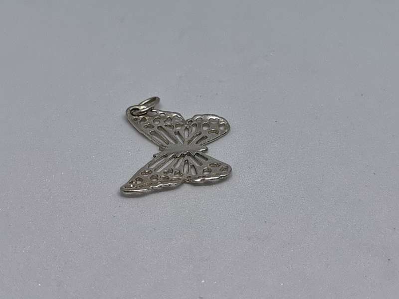 Silver Butterfly Charm