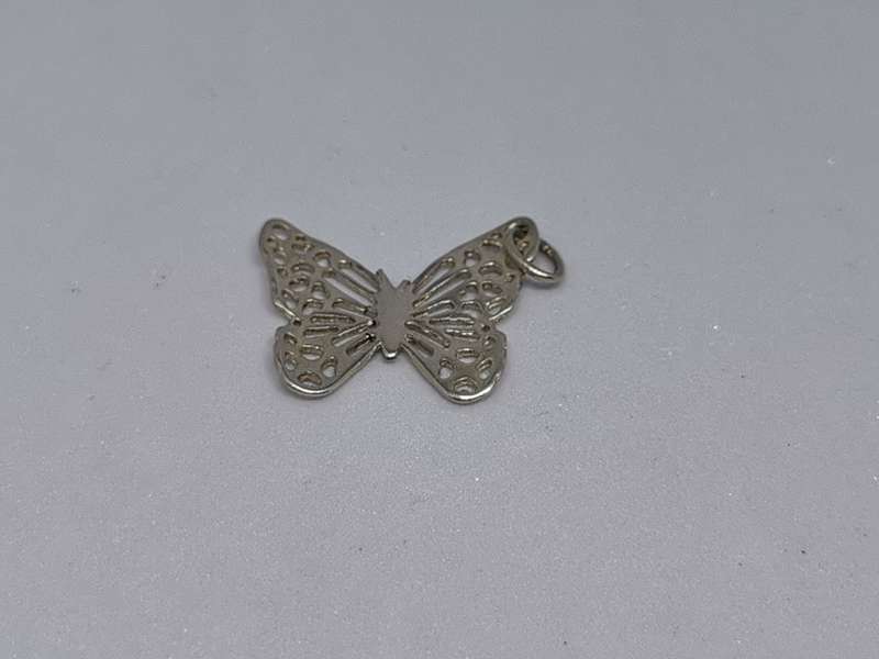 Silver Butterfly Charm