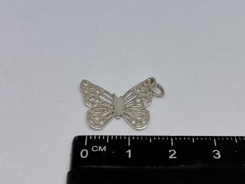 Silver Butterfly Charm