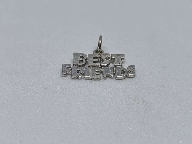 Silver Best Friends Charm