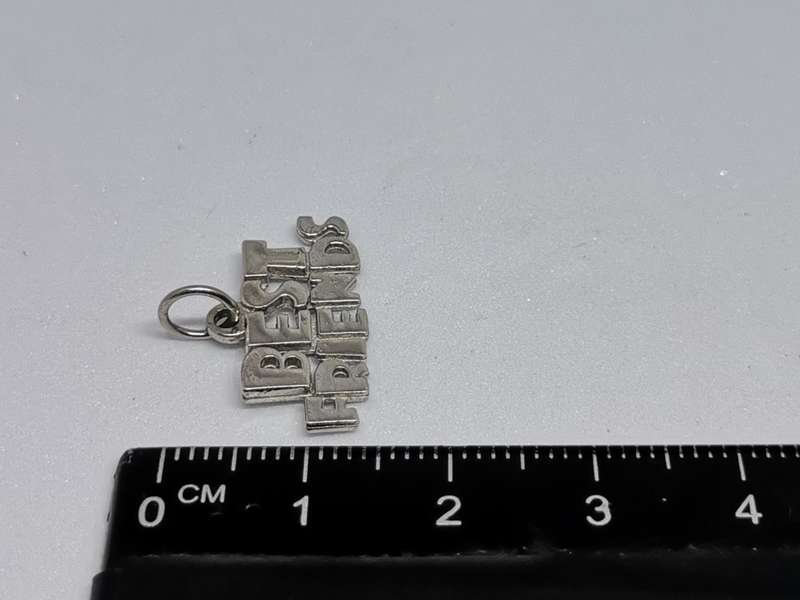Silver Best Friends Charm