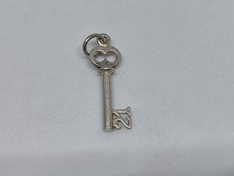 Silver 21 Key Charm