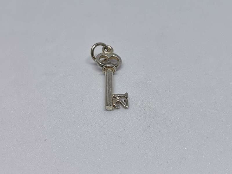 Silver 21 Key Charm