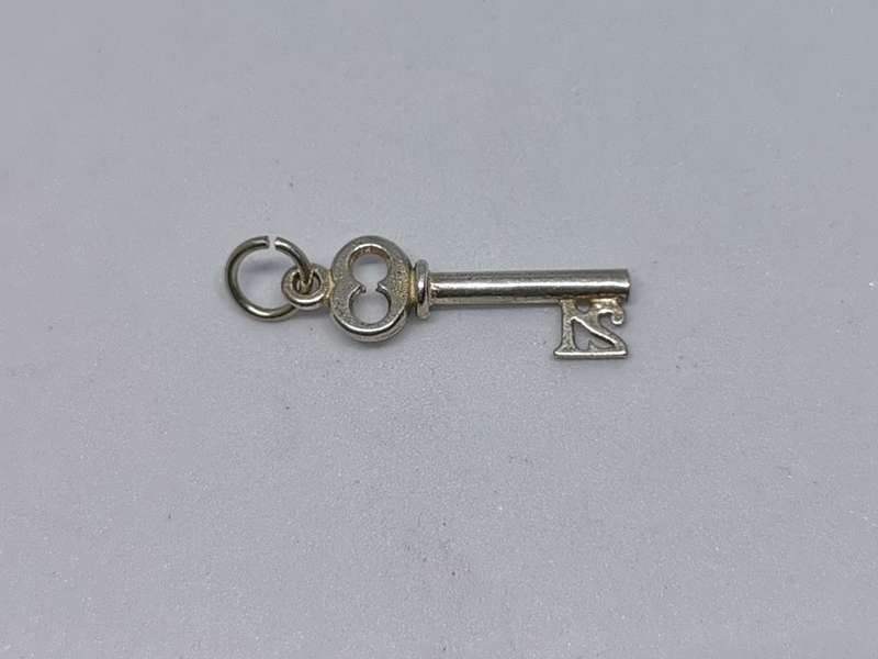Silver 21 Key Charm