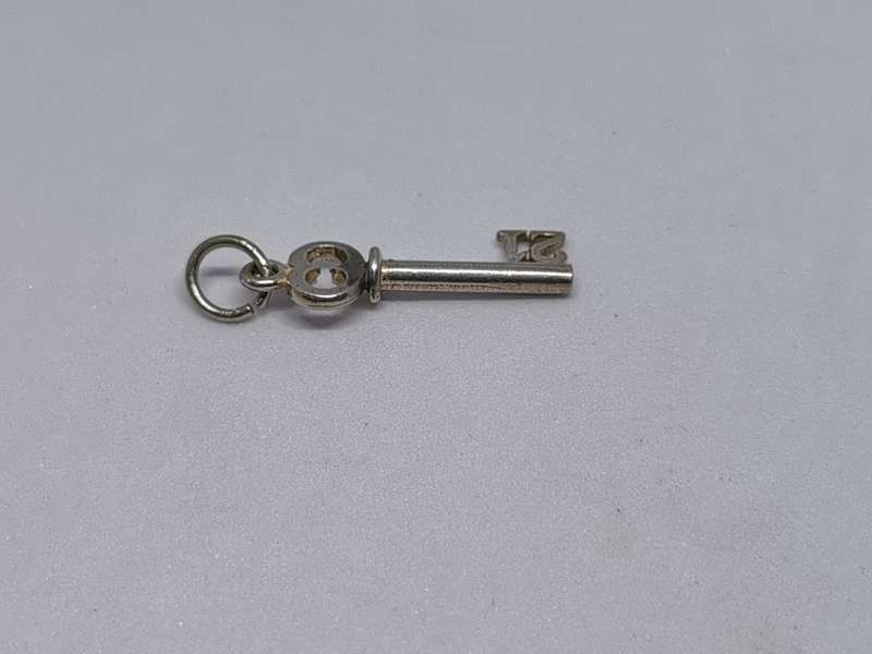Silver 21 Key Charm