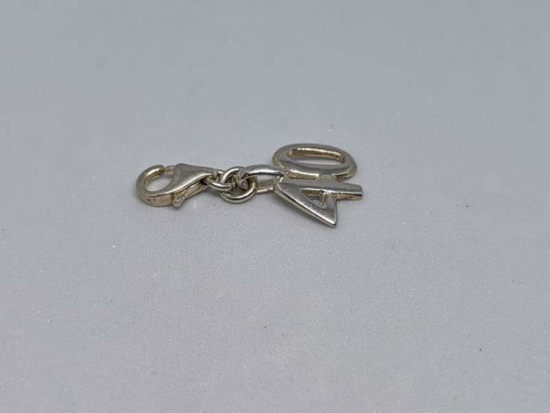Silver 40 Birthday Charm