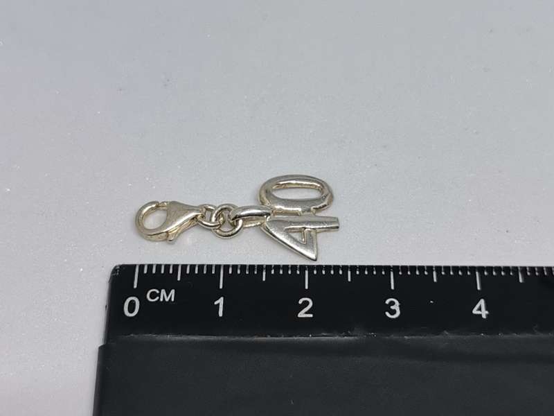 Silver 40 Birthday Charm
