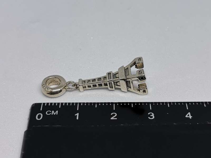 Silver Eiffel Tower Charm