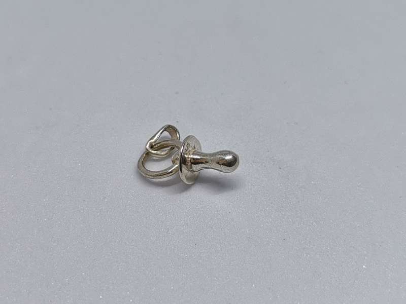 Silver Baby Dummy Charm