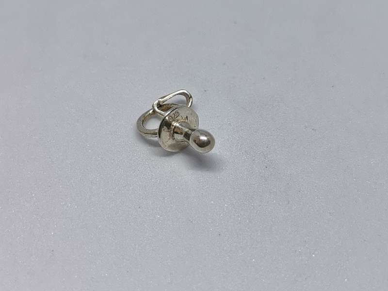 Silver Baby Dummy Charm