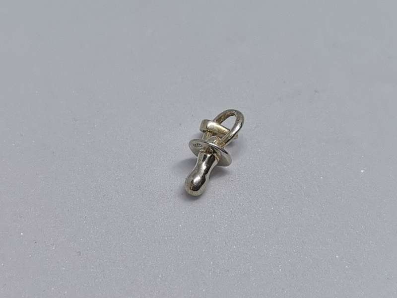 Silver Baby Dummy Charm