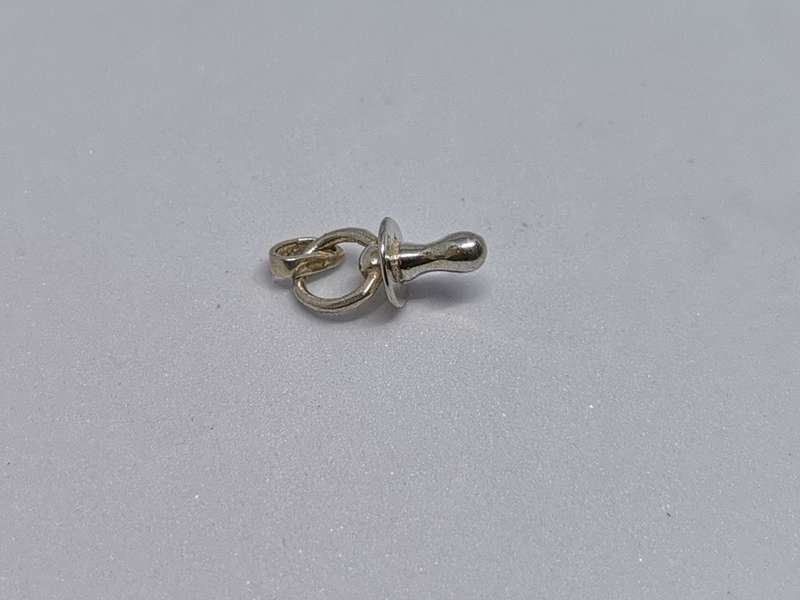 Silver Baby Dummy Charm
