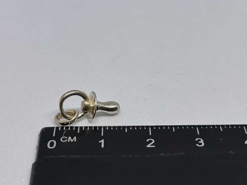 Silver Baby Dummy Charm