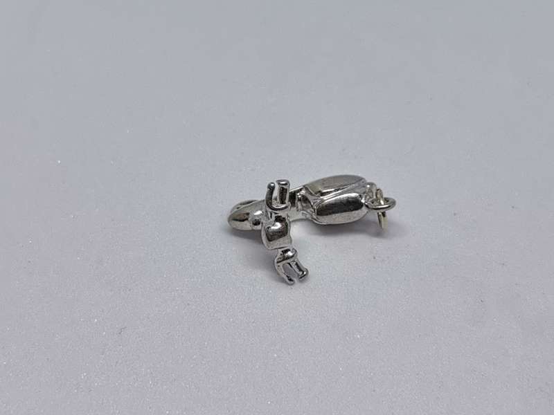 Silver Scooter Charm